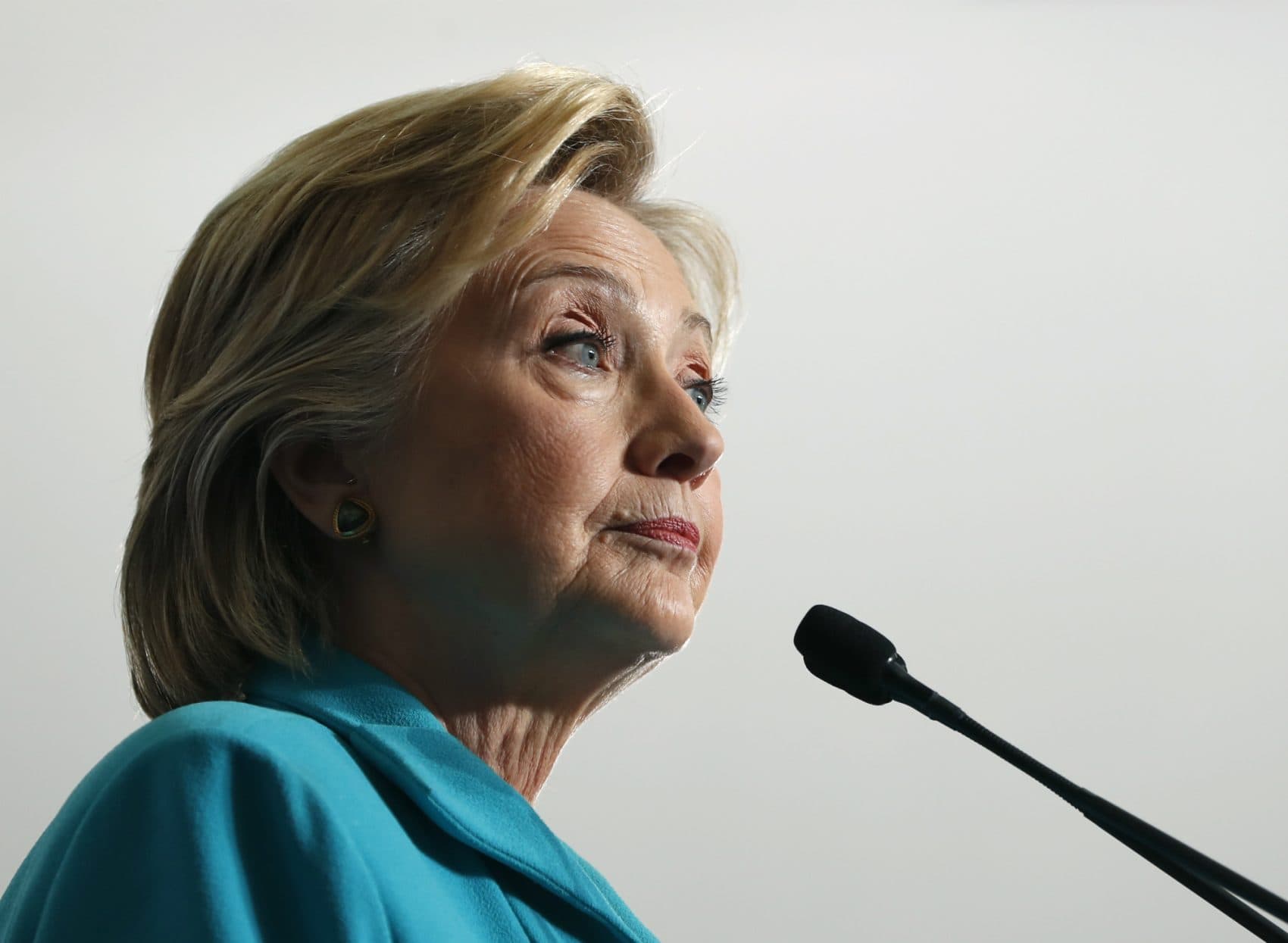 In this Thursday, Aug. 25, 2016 photo, Democratic presidential candidate Hillary Clinton is pictured at a campaign event at Truckee Meadows Community College, in Reno, Nev. (Carolyn Kaster/AP)