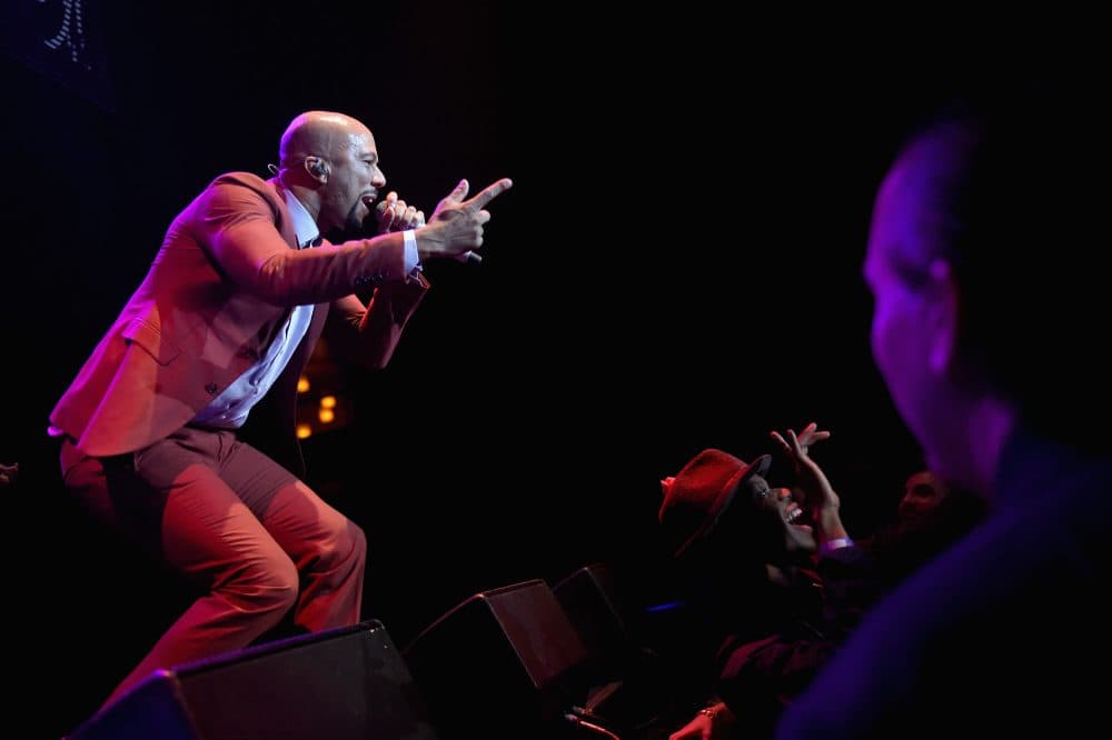 Rapper Common performs onstage at Global Green USA's 12th annual pre-Oscar party in Hollywood on Feb. 18, 2015. (Jason Kempin/Getty Images for Global Green)
