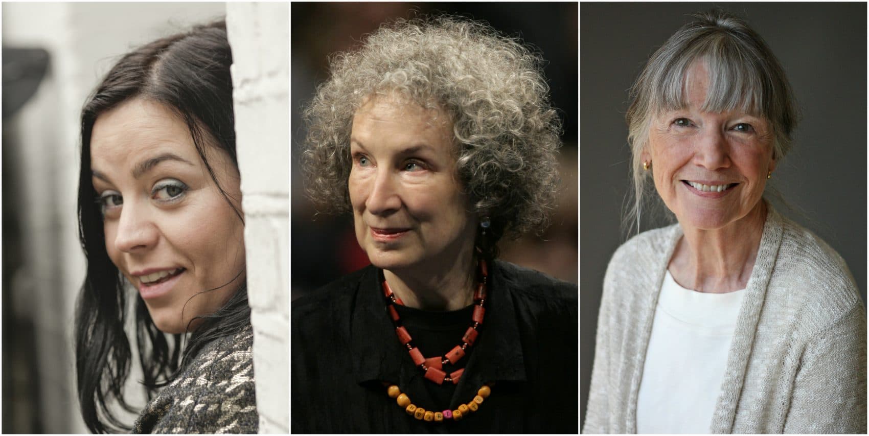 Jenni Fagan, Margaret Atwood and Anne Tyler. (Courtesy Urszula Soltys, Daniel Ochoa de Olza for AP, and Michael Lionstar)