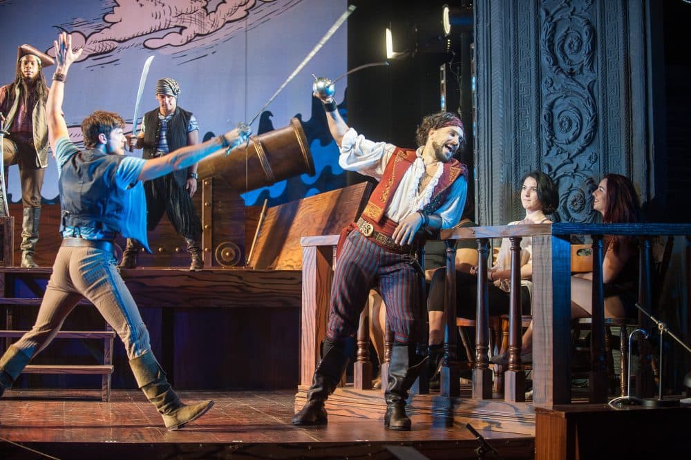 Kyle Dean Massey and Will Swenson in the Gilbert and Sullivan classic, &quot;Pirates of Penzance.&quot; (Courtesy Kevin Sprague/Barrington Stage Company)
