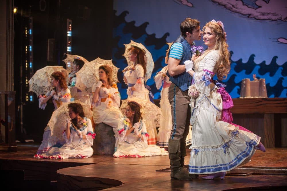 Kyle Dean Massey and Scarlett Strallen. (Courtesy Kevin Sprague/Barrington Stage Company)