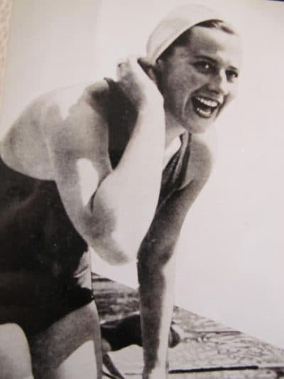 Greta Andersen in her early swimming days. (Courtesy of Greta Andersen)