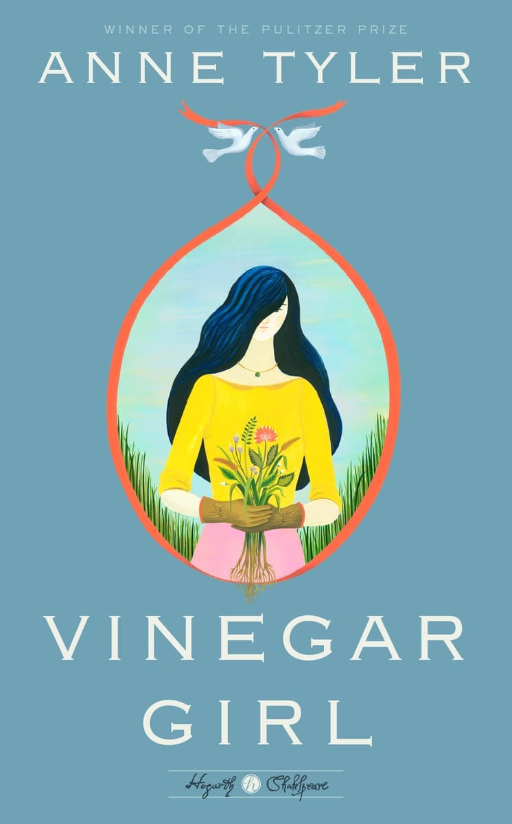 Anne Tyler's "Vinegar Girl" book cover. (Courtesy Hogarth Shakespeare)