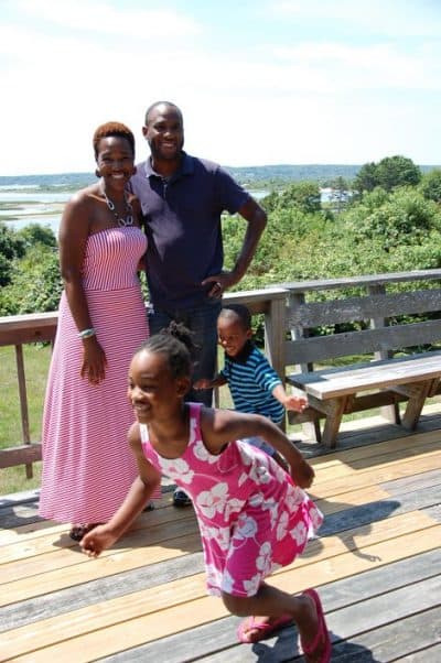 The author, pictured with her family in Martha's Vineyard, 2014. (Courtesy)