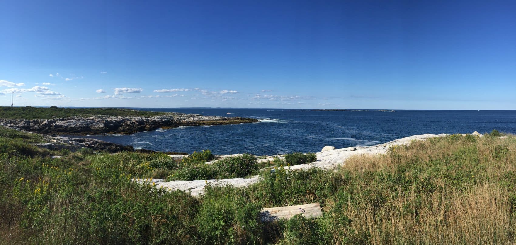 The coast of Appledore Island, the largest of the Isles of Shoals off the coast of Maine. (Courtesy Amy Sherwood)