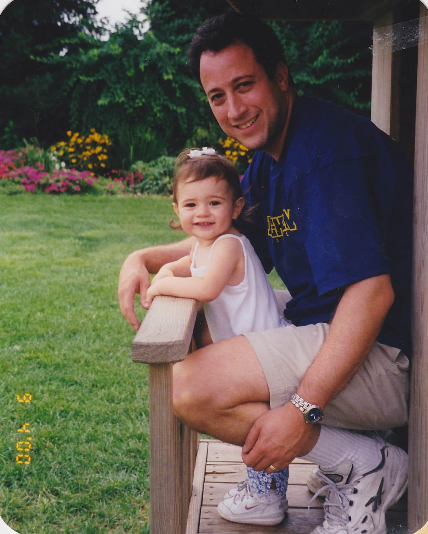 James Gartenberg with his daughter Nicole in September 2000. (Courtesy Jill Gartenberg Pila)
