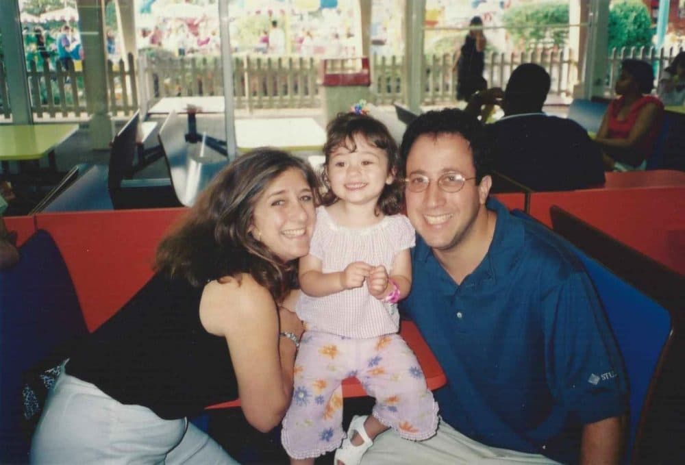 Jill Gartenberg with her husband James Gartenberg, who died in the 9/11 attacks, and their daughter Nicole. (Courtesy Jill Gartenberg Pila)