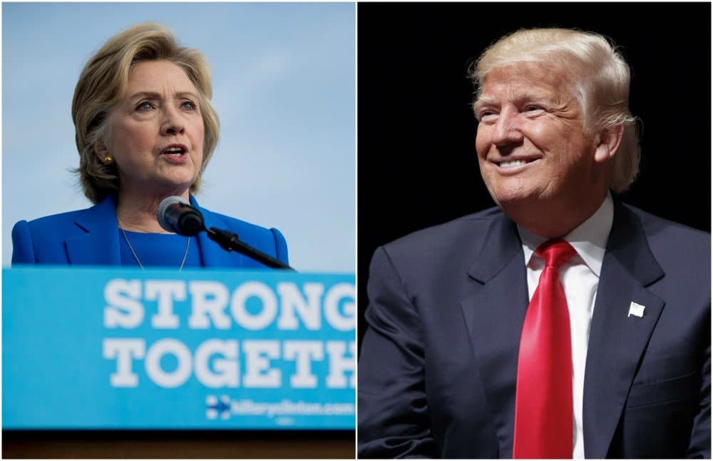 Candidates Hillary Clinton and Donald Trump. (Andrew Harnik and Evan Vucci/AP)