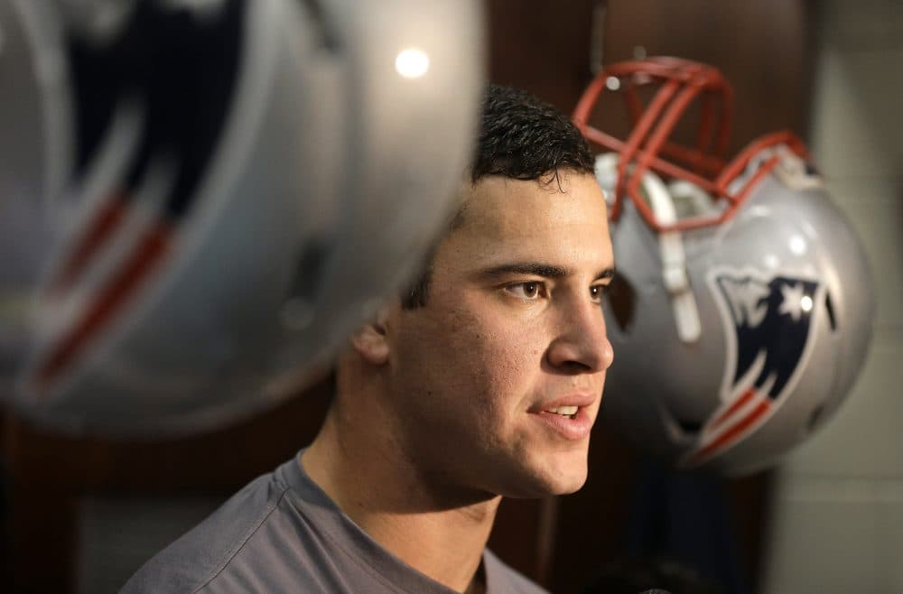 Back when Joe Cardona committed to play football at the Naval Academy, he wasn't even thinking about the NFL. He was thinking about becoming a pilot. But during Cardona's junior year, his plans changed. (Steven Senne/AP)