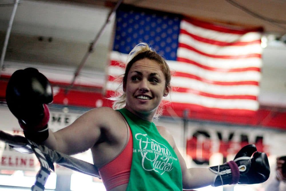 &quot;No freedom 'til we're equal. My fight on August 21st was the first female fight televised on a PBC show, which is a long list of things that I've been the first female to do -- which is kind of sad in 2016,&quot; Heather Hardy says. (Cliff Hawkins/Getty Images)