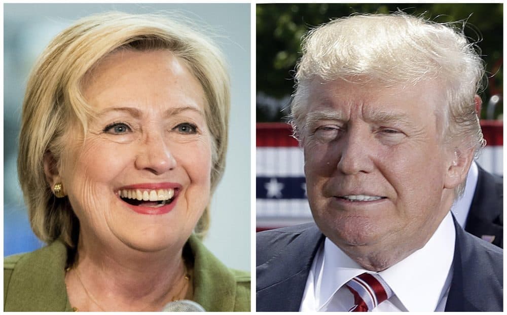 Democratic presidential candidate Hillary Clinton, left, and Republican presidential candidate Donald Trump are pictured in these 2016 file photos. (AP)