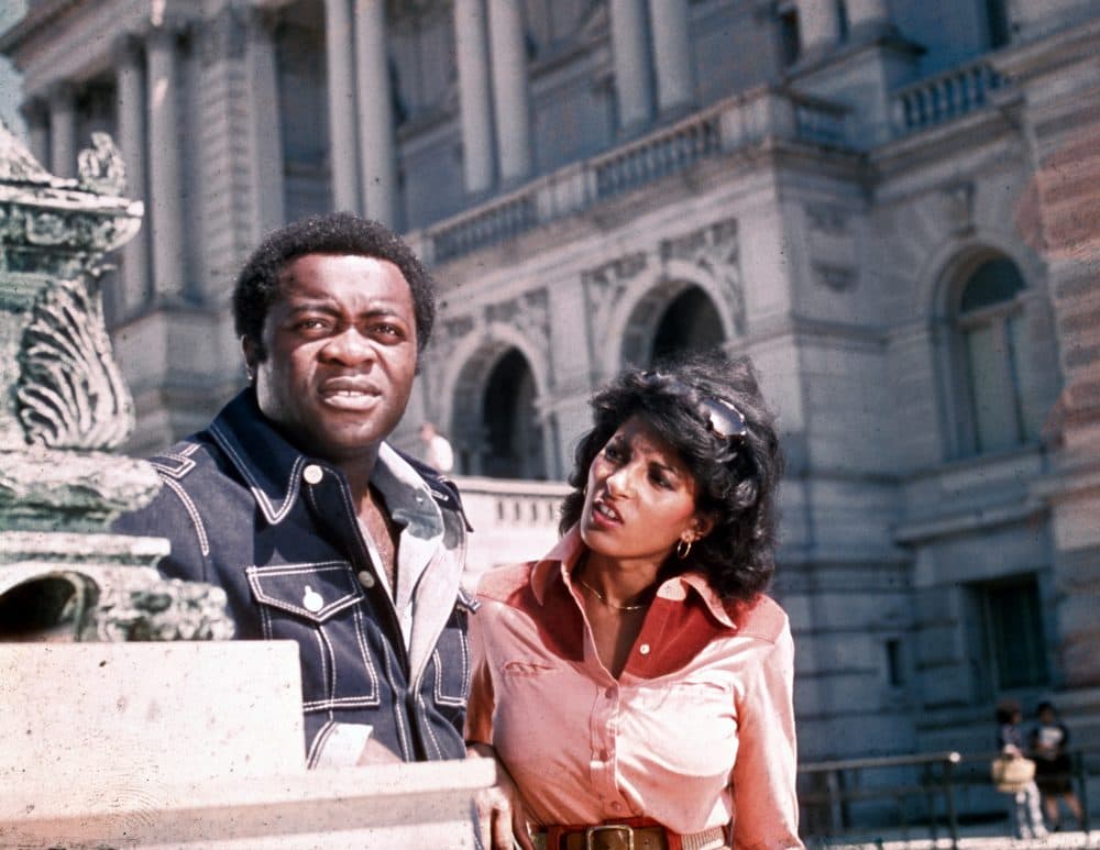 Pam Grier and Yaphet Kotto in “Friday Foster” (1975). (Courtesy Harvard Film Archive) 