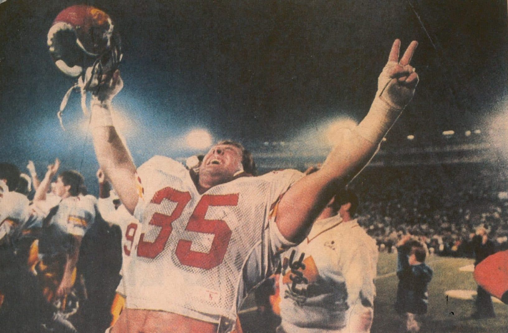 Scott Ross played alongside Junior Seau at USC. (Courtesy of Bob DeMars)