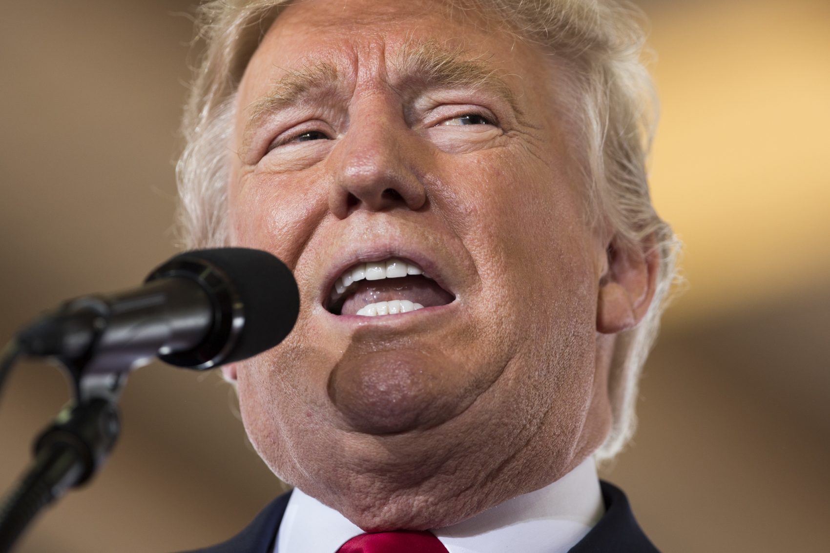 Republican presidential candidate Donald Trump speaks during a campaign rally, Wednesday, Oct. 12, 2016, in Ocala, Fla. (Evan Vucci/AP)