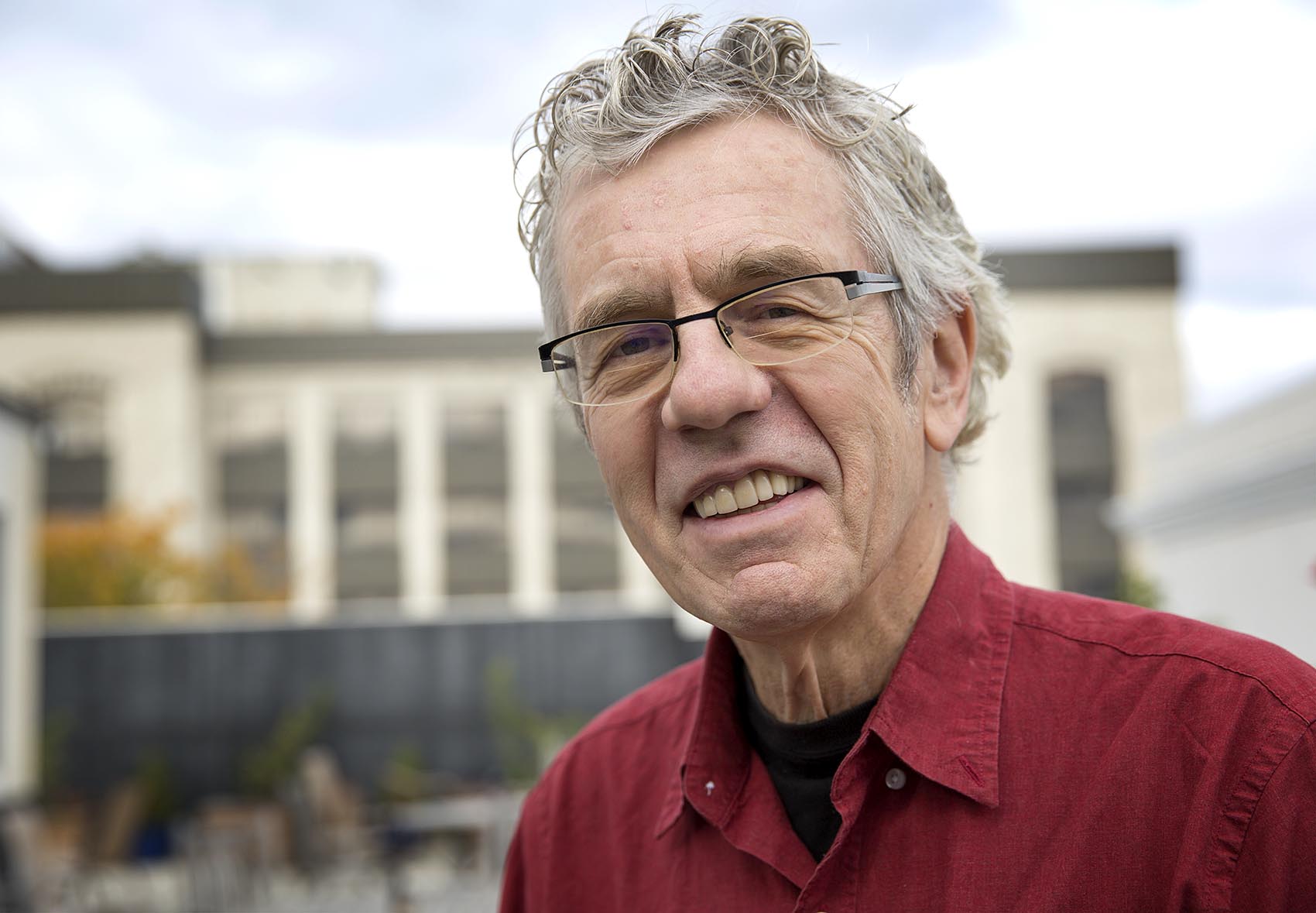 Author William Novak, at WBUR. (Robin Lubbock/WBUR)