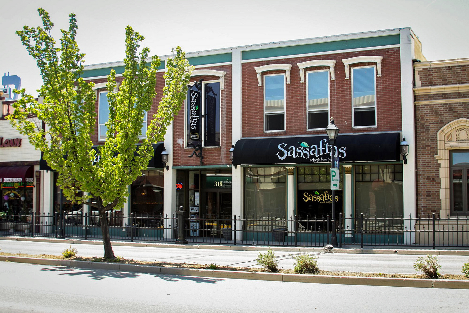The Sassafras restaurant seen in the renovated downtown of Carson City, Nev. (Courtesy Carson City Downtown 20/20)