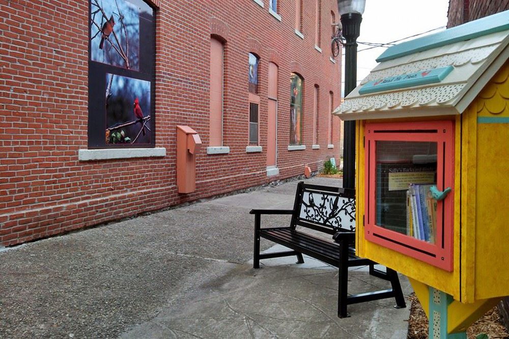 The renovated Sally's Alley in Jefferson, Iowa. (Courtesy Jefferson Matters: Main Street)