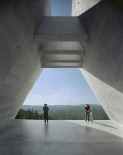 The Yad Vashem Holocaust History Museum in Jerusalem, designed by Moshe Safdie. (Courtesy Safdie Architects)