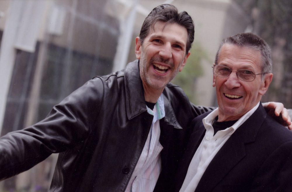 Richard Michelson and Leonard Nimoy. (Courtesy Silvia Mautner Photography)