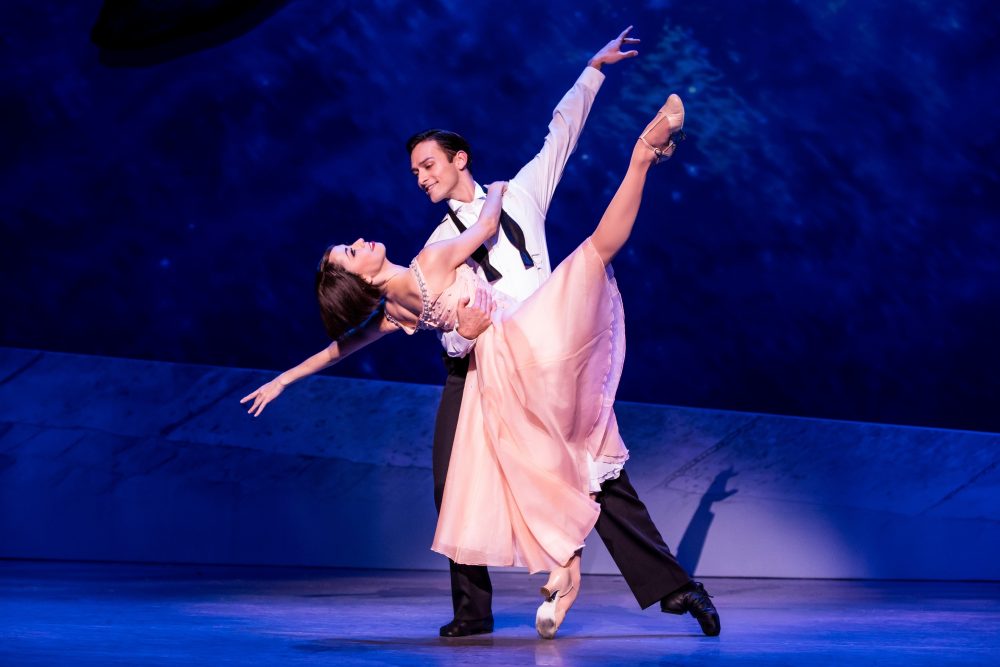 Sara Esty and Garen Scribner in &quot;An American in Paris&quot; at the Wang Theatre. (Courtesy Matthew Murphy/Citi Performing Arts Center)