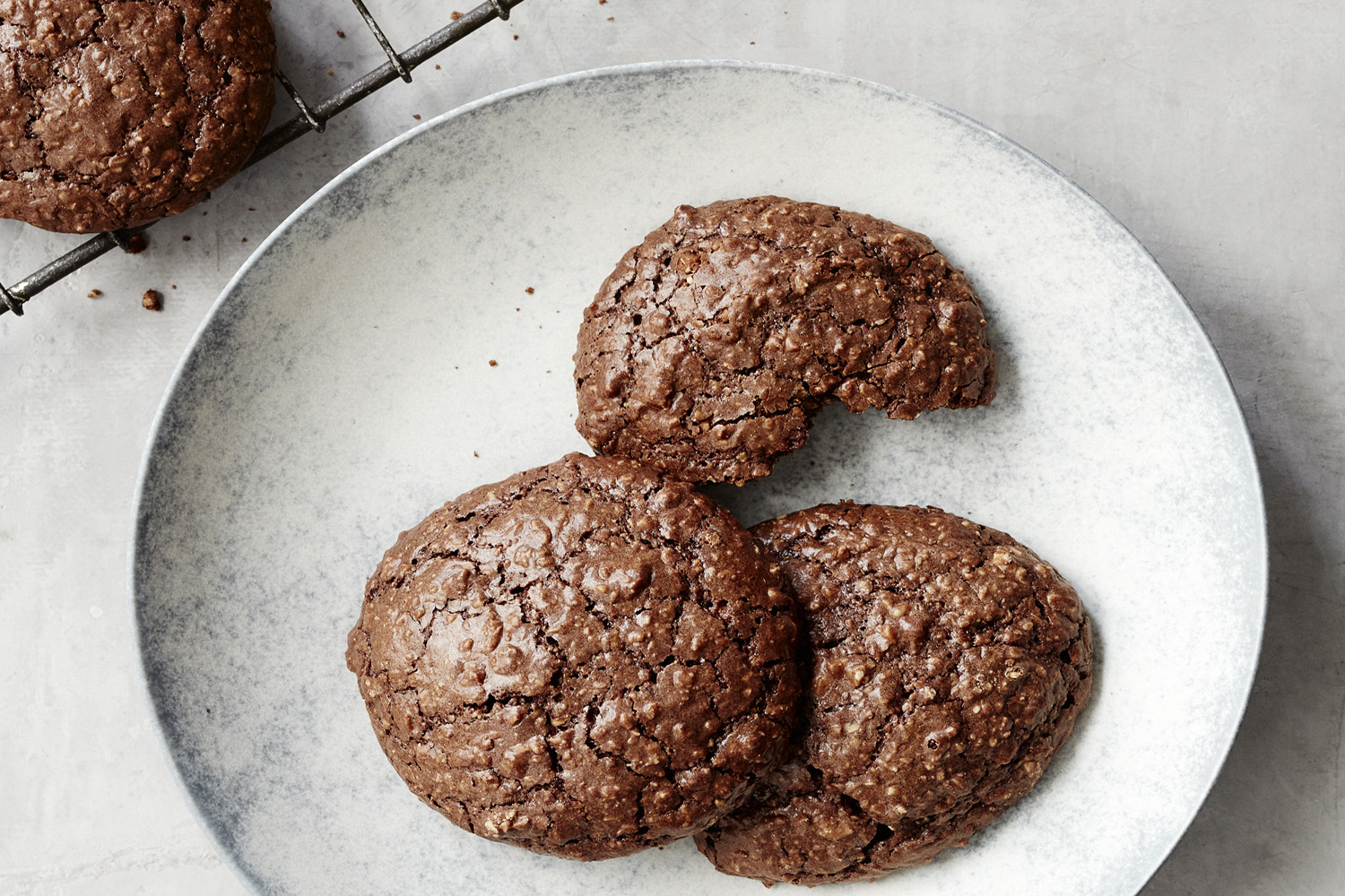 Flourless chocolate cookies, (Mark Bittman / Houghton Mifflin Harcourt)