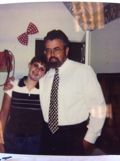 Liz MacDonald and her father, Jim. (Courtesy)