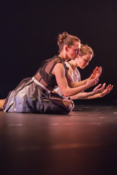 Shura Baryshnikov and Danielle Davidson, co-founders of the Doppelgänger Dance Collective. (Courtesy Genevieve du Paul)