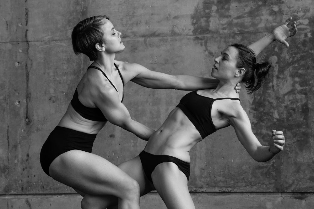 Shura Baryshnikov and Danielle Davidson, co-founders of the Doppelgänger Dance Collective. (Courtesy Marc Pilaro)