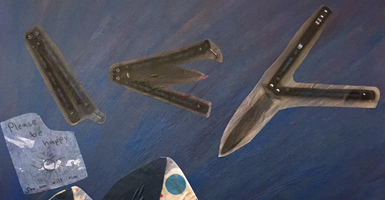 A painting made by Robyn Houston-Bean to remember her son, Nick, who died of an opioid overdose. (Courtesy Robyn Houston-Bean)