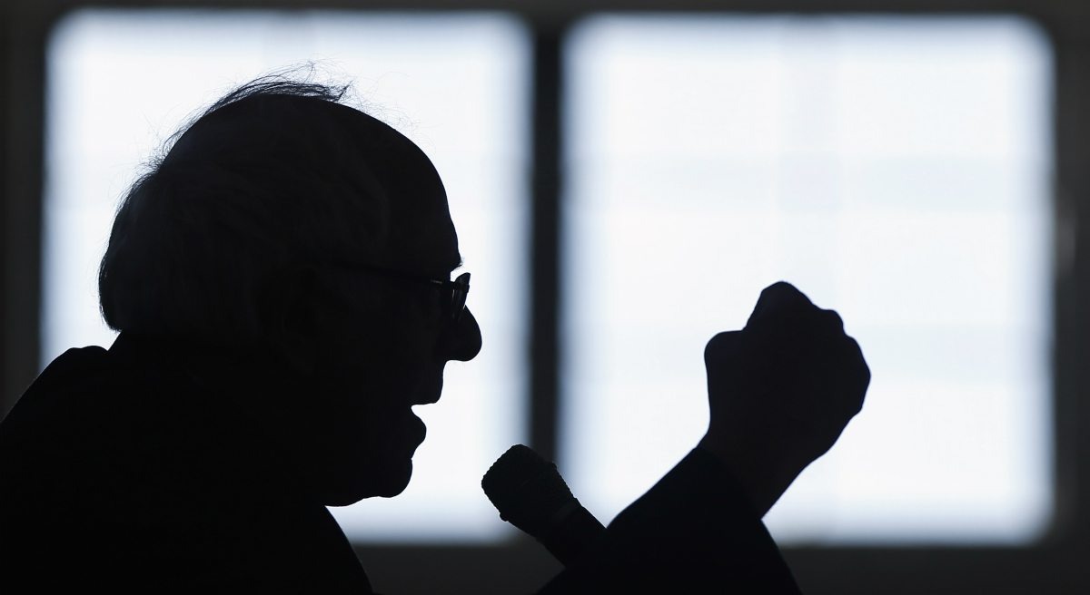 In this Jan. 21, 2016, file photo, then-Democratic presidential candidate, Sen. Bernie Sanders, I-Vt., speaks during a campaign stop in Peterborough, N.H. (Matt Rourke/AP)