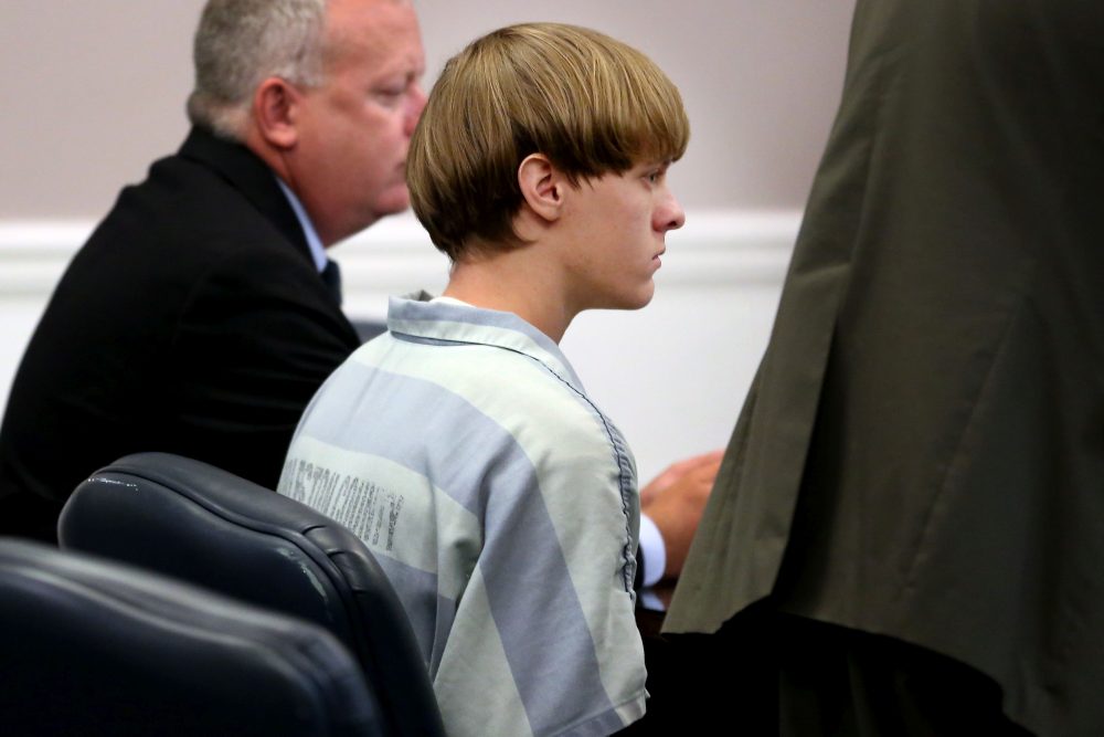 Dylann Roof appears at a court hearing in Charleston, S.C., on Thursday, July 16, 2015. (Grace Beahm/The Post and Courier via AP, Pool)