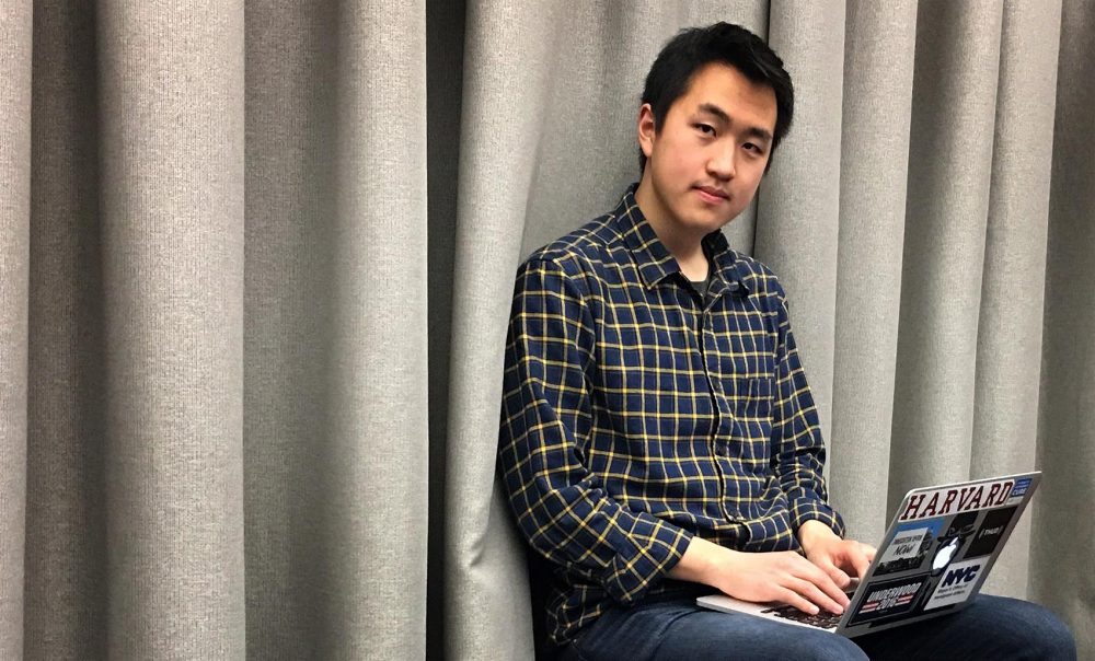 Harvard junior Jin Park: “The thing about being a Korean undocumented person is that people don’t really expect you to be undocumented.” (Tonya Mosley/WBUR)