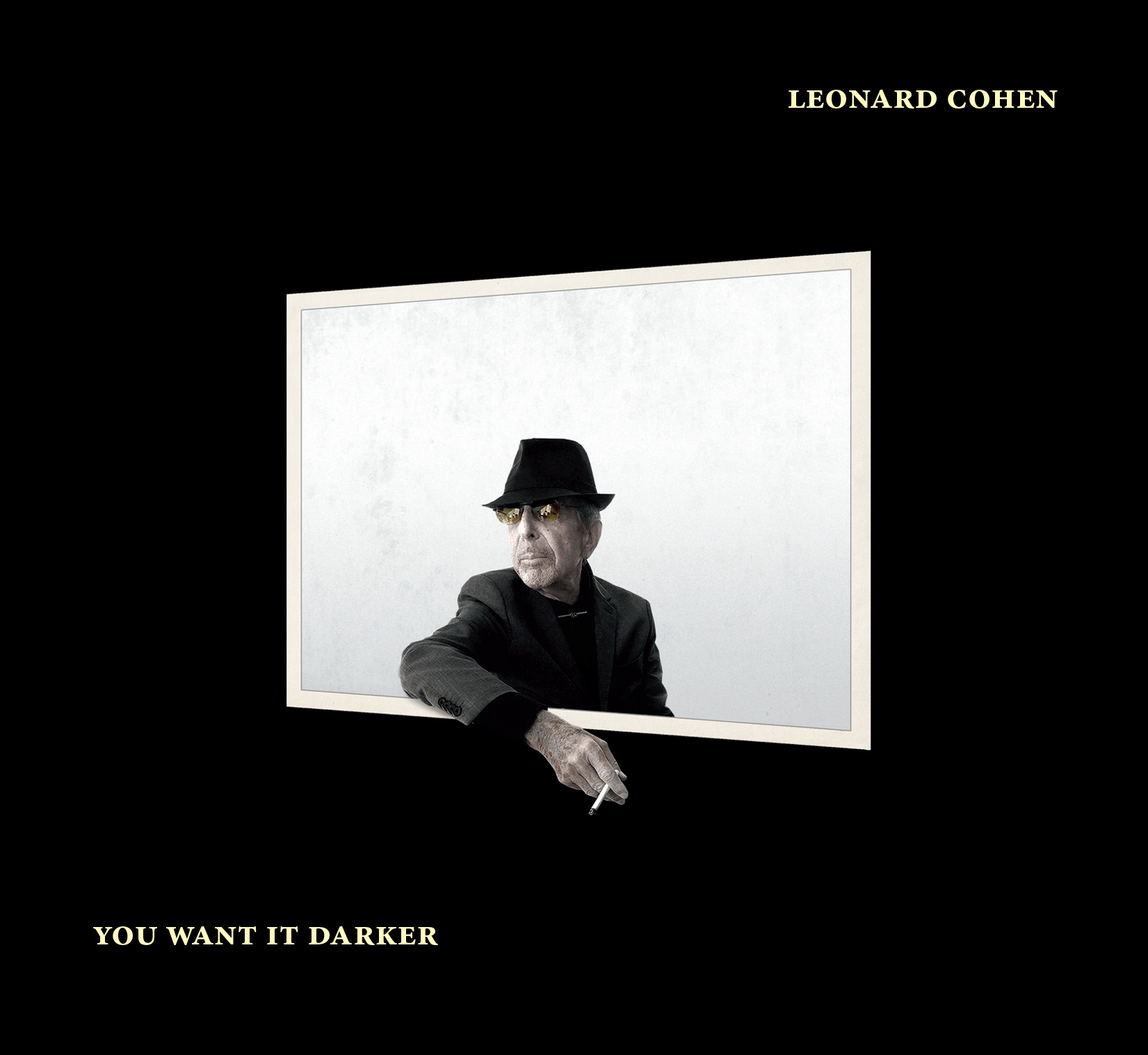 Cover of Leonard Cohen's new CD, "You Want It Darker." (Courtesy Sony Music Entertainment/Columbia Records)