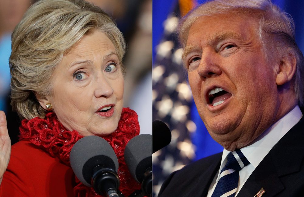 Our latest poll of New Hampshire finds Donald Trump with a 1-point lead over Hillary Clinton. (AP)