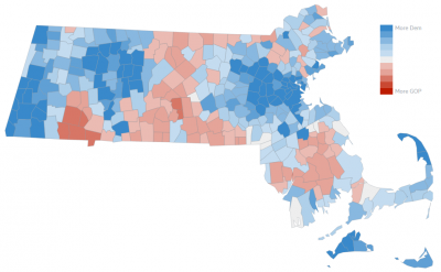 A Closer Look At The Mass. Map Of Clinton-Trump Results