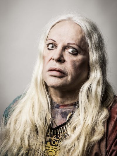 Current members of Psychic TV post for a portrait. (Courtesy Drew Weidemann)