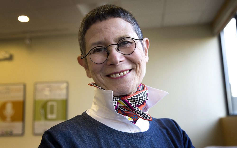 Cookbook author and baking guru Dorie Greenspan at WBUR. (Robin Lubbock/WBUR)