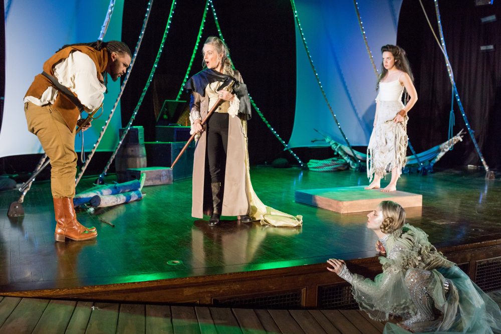 A scene from ASP's production of &quot;The Tempest&quot; at United Parish in Brookline. (Courtesy Nile Scott Shots/Actors' Shakespeare Project)