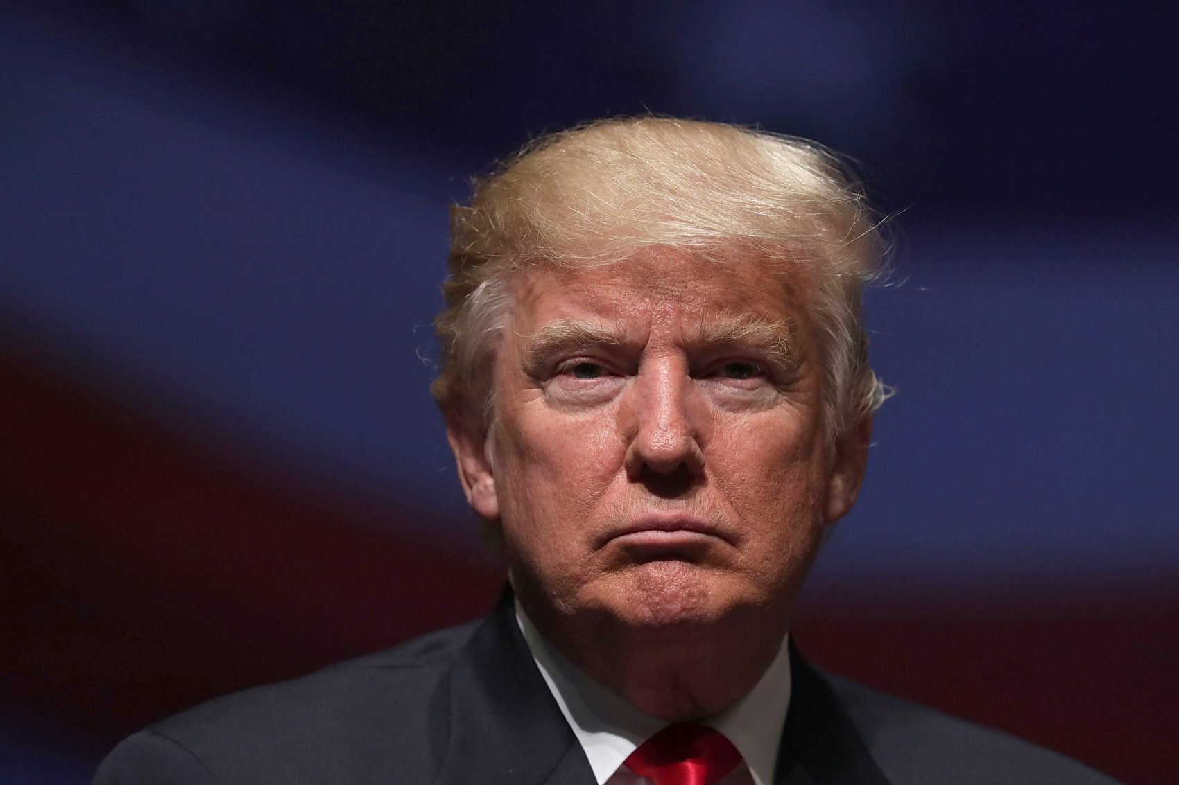 Republican presidential nominee Donald Trump pauses during a campaign event Sept. 6, 2016 in Virginia Beach, Va. (Alex Wong/Getty Images)