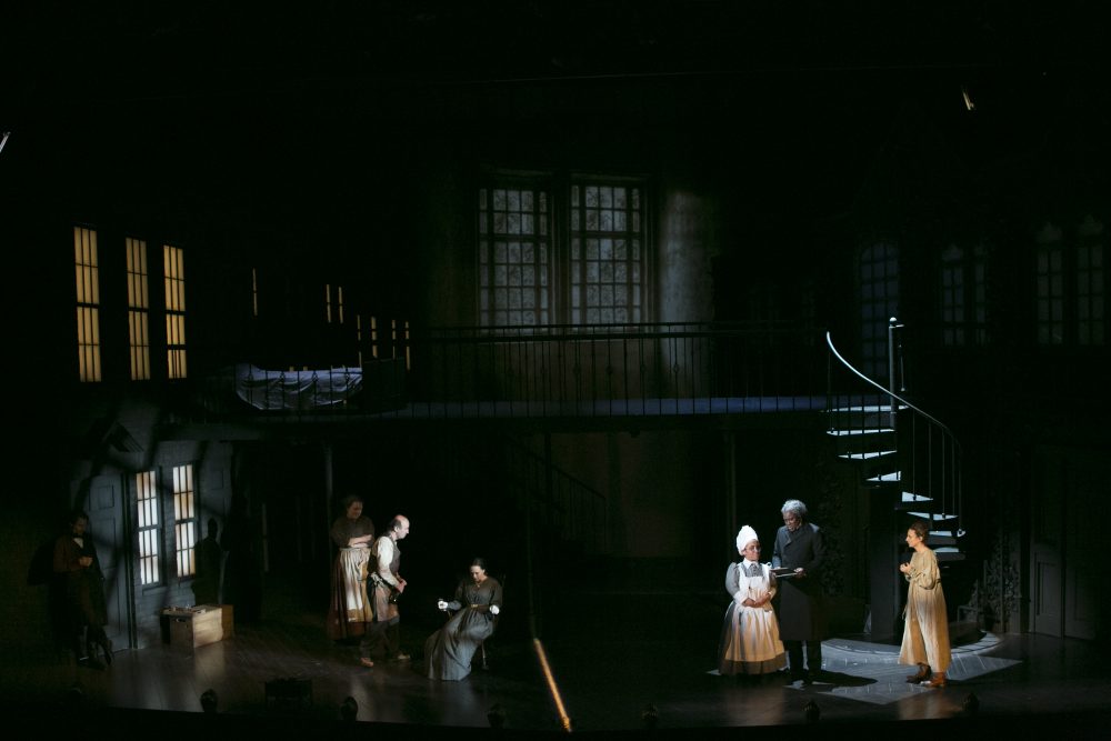 Christopher Acebo's two-story set for A.R.T.'s &quot;Fingersmith.&quot; (Courtesy Evgenia Eliseeva/American Repertory Theater)