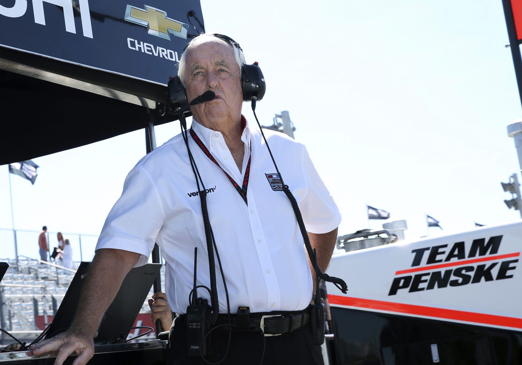 Roger Penske during a practice for an IndyCar race on Sept. 3, 2016, in Watkins Glen, N.Y. (Mel Evans/AP)