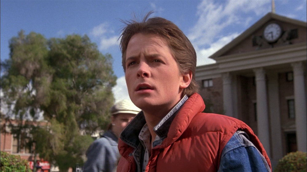 Marty McFly, played by Christopher Lloyd, in &quot;Back to the Future.&quot; (Courtesy Boston Symphony Orchestra)