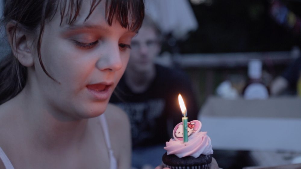 Michelle Smith celebrates her birthday in the film. Six formative years of her life are captured in &quot;Best and Most Beautiful Things.&quot; (Sarah Ginsburg/Courtesy filmmakers)