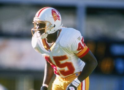 Tyrone Legette during his time with the Tampa Bay Buccaneers. (Scott Halleran / Getty Images)