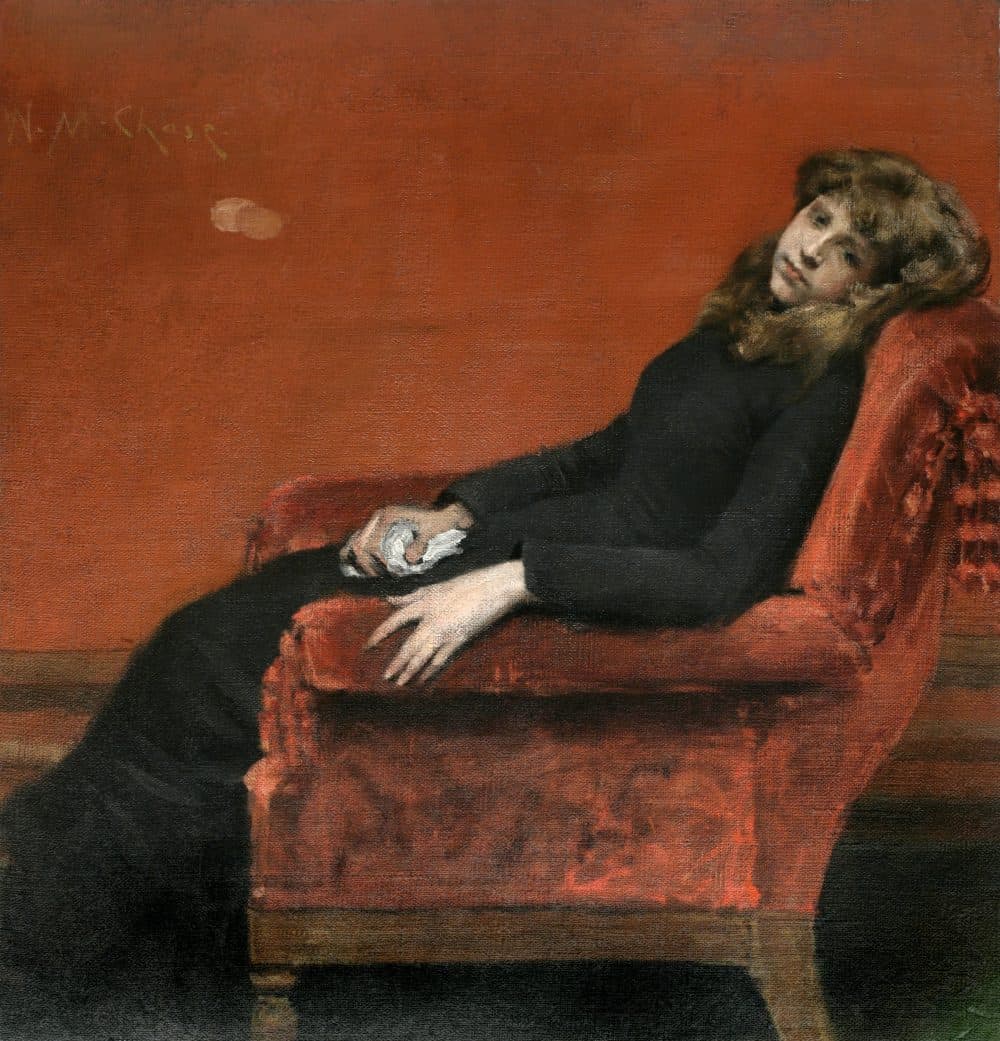 &quot;The Young Orphan,&quot; by American artist William Merritt Chase. The oil painting was created in 1884. (Courtesy Museum of Fine Arts, Boston)