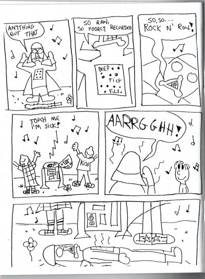 Jef Czekaj's comic “R2-D2 Is an Indie Rocker.” (Courtesy of Jef Czekaj)