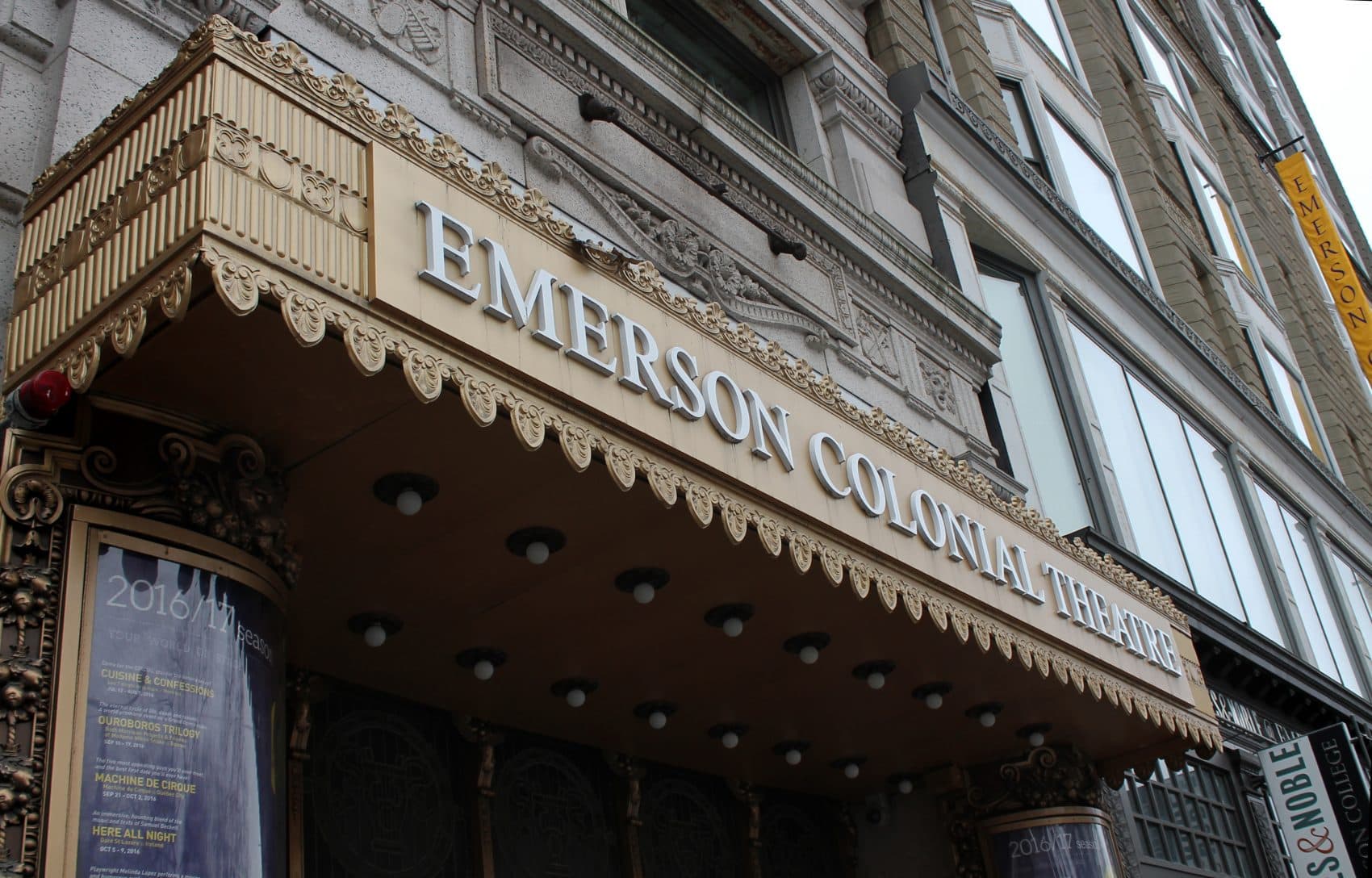 The 1,700 seat Colonial Theatre, owned by Emerson College, shut its doors in 2015. (Amy Gorel/WBUR)
