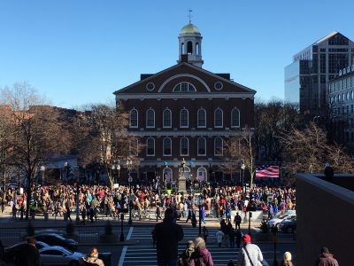 Mass. Politicians, Obamacare Supporters Rally At Faneuil Hall