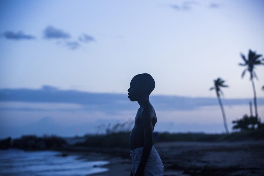 This image released by A24 Films shows Alex Hibbert in a scene from the film, &quot;Moonlight.&quot; The film was nominated for an Oscar for best picture on Tuesday. The 89th Academy Awards will take place on Feb. 26. (David Bornfriend/A24/AP)