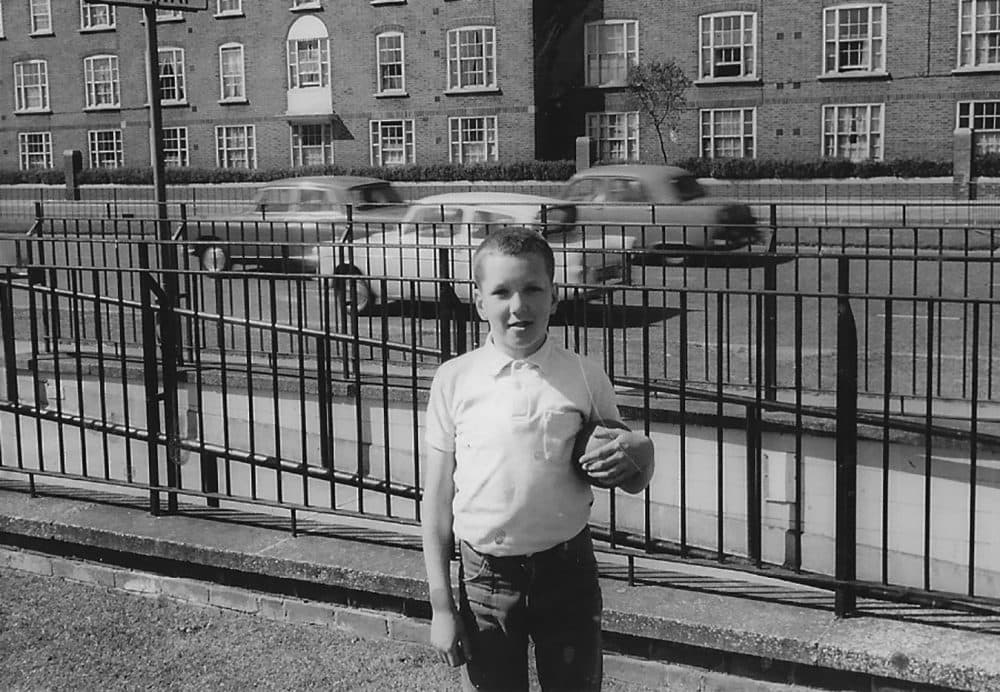 Steve Jones as a boy around Riverside Garden in West London. (Courtesy De Capo Press) 